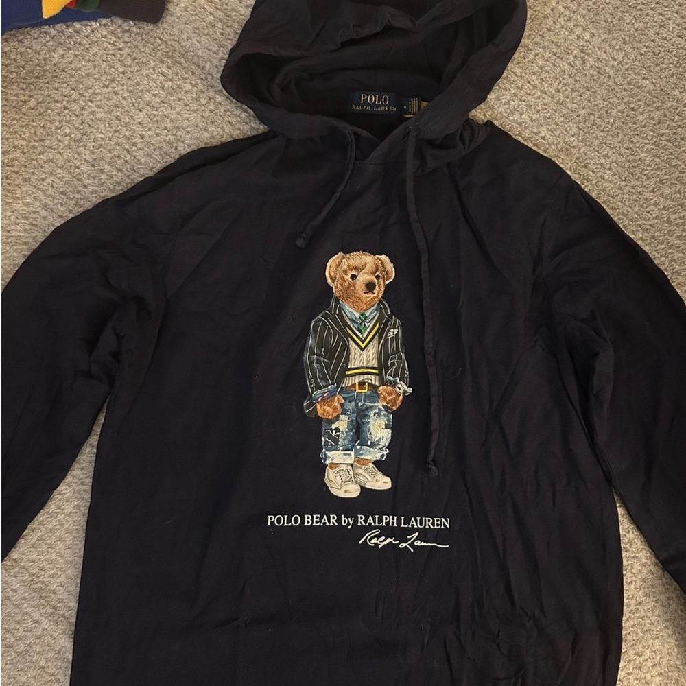 Ralph Lauren Black Polo Hoodie